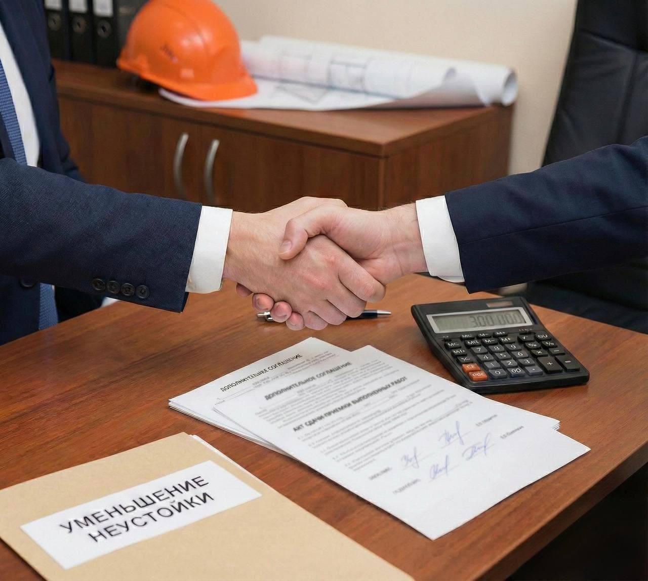 Снижение неустойки по договору подряда