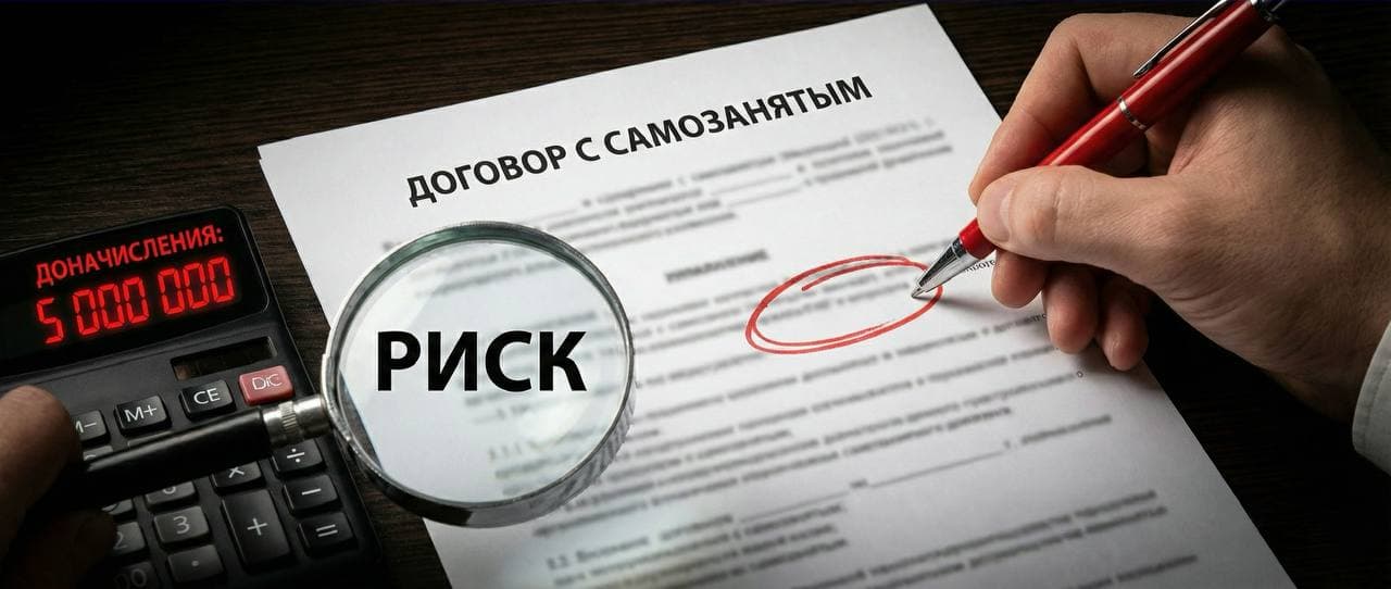 Договор с самозанятым: 10 ошибок, из-за которых ФНС доначислит налоги. Чек-лист рисков.